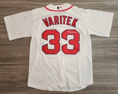 Jason Varitek Signed Boston Red Sox Jersey MLB The Captain LEGEND RAD - Image 1 of 4