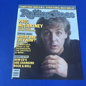 #A30 Paul McCartney Sept 11 1986 Rolling Stones Magazine #482 - Foto 1 di 11