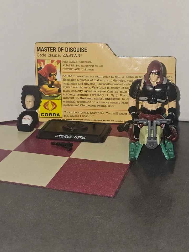 Figura Hasbro 2008 GI Joe 25 Aniversario ZARTAN v14 Master of Disguise Foto 1 de 4