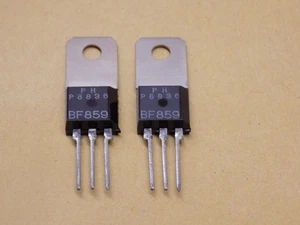 2x BF859 PHILIPS NPN  TRANSISTOR  300V 100mA - Picture 1 of 3