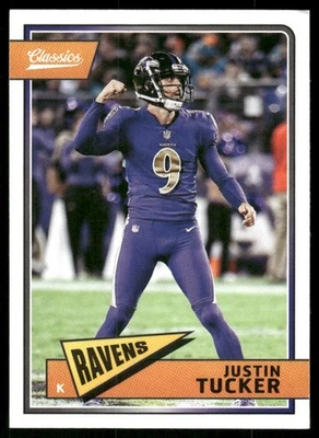 2018 Panini Classics Justin Tucker Baltimore Ravens #10 - Image 1 of 2