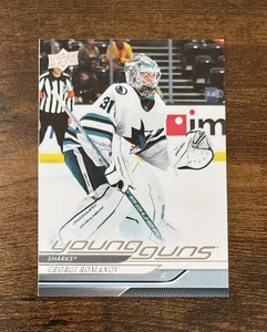2024-25 Upper Deck Series 2 Young Guns #457 Georgi Romanov Rookie Sharks - Picture 1 of 2