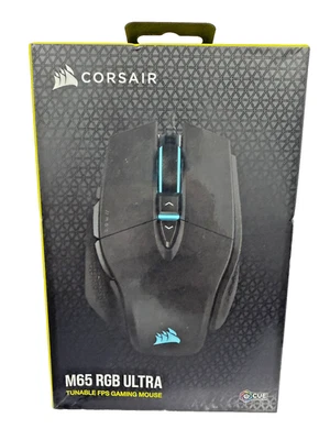Corsair M65 RGB ULTRA Mouse Gaming Right-hand USB Type-A Optical 26000 DPI BNIB - Image 1 of 4