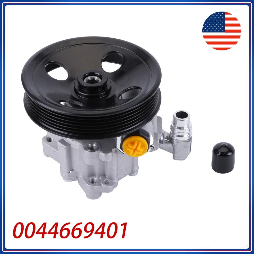 Power Steering Pump W/Pulley 0044669401 For 2006 Mercedes Benz CLS500 CLS55 AMG - Image 1 of 4