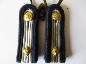 NVA 1 paar Schulterstücke  Volksmarine Fähnrich grober Stoff - Picture 1 of 2