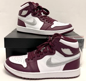 Jordan DQ0660 103 Air AJ1 High Retro Golf Bordeaux Herren Größe 8 EX ++ mit Karton - Bild 1 von 13