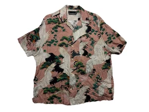 AllSaints Hemd Herren 2XL Miyako Relaxed Fit Crane Camp Kragen Knopfleiste - Bild 1 von 5