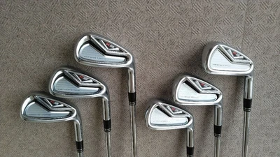 TaylorMade R9 2009 Iron Set 6pcs 5-Pw Extra Stiff Flex Dynamic Gold X100 RH - Image 1 of 4