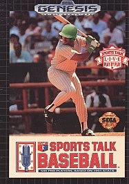 Sports Talk Baseball (Sega Genesis, 1992) Game Cartridge Only Tested & Works - Image 1 of 1