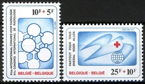 Belgio 1981, set Croce Rossa MNH, Mi 2056-57 - Foto 1 di 1