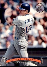 1996 Stadium Club SILVER Mantle Cereal #378 Steve Finley SAN DIEGO PADRES