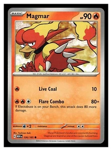 Pokemon Magmar 126/165 Scarlet & Violet 151 - Picture 1 of 1