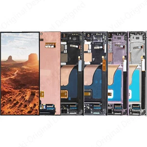 Kleines Samsung Galaxy S23 Ultra S918 Display LCD Touchscreen Ersatz±Rahmen - Bild 1 von 51