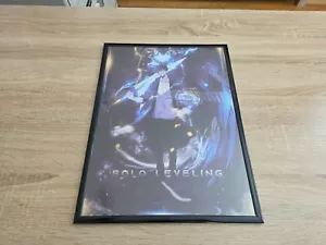 Solo Leveling Anime | Sung Jin Woo | Shadows | Framed Canvas Poster 12"x16" - Picture 1 of 2