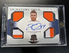 2020-21 Upper Deck The Cup Connor McDavid Signature Uni's Auto Quad Jersey /35 