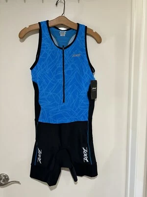 NWT Zoot Womens Performance Tri  Racesuit Sleeveless Maliblue static XL - Image 1 of 4