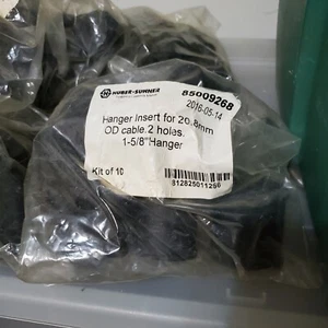 Inserto de suspensión para cable de 20,8 mm ojal de 2 orificios para 1-5/8 Snap-in 10pk NUEVO - Imagen 1 de 8