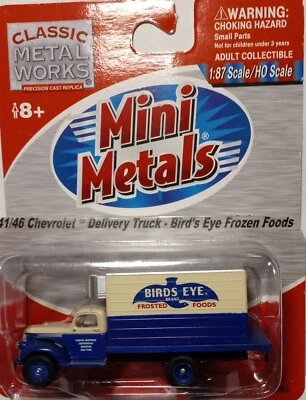 CMW Mini Metals #30363A 1941-1946 Chevrolet Refrigerator Truck Birds Eye HO 1/87 - Image 1 of 3
