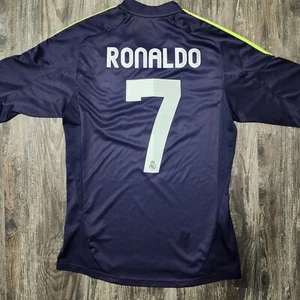 2013 Adidas Real Madrid Away Soccer Jersey Cristiano Ronaldo Men S Spain Portu - Picture 1 of 6