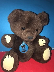Vintage 1981 DAKIN DARK BROWN JOINTED TEDDY BEAR PLUSH STUFFED ANIMAL GUC - Picture 1 of 6