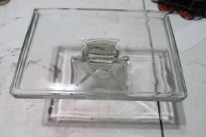 antique Clark's Teaberry Gum glass display tray country store 7" x4 1/2" 3" tall - Picture 1 of 4