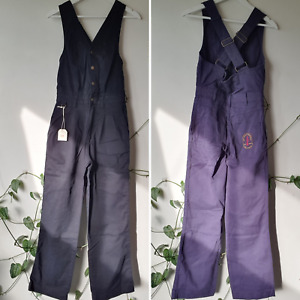 SUK Workwear Roper Suit Navy & Black AU4 US0 XXS XS $180 RRP Brand New With Tags
