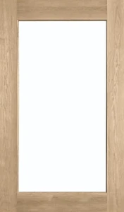American Oak Single Light Door - All Sizes - Timber Doors - Picture 1 of 10