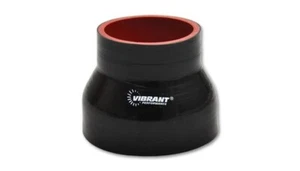 Vibrant Performance Reducer Coupler 3.25" I.D. x 4.00" I.D. x 3.00" long Black - Picture 1 of 5