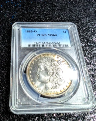 Dólar Morgan 1885-O, Nueva Orleans, envío gratuito Foto 1 de 3