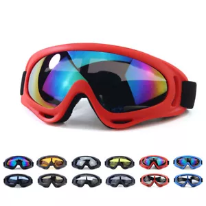 Winter Snow Sports Skiing Goggles Sunglasses Snowboarding Snowmobiling Eyewear - Picture 1 of 24