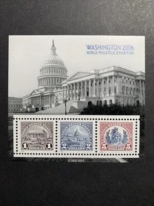 US Scott Catalog #4075. Washington World Philatelic Exhibition 2006 Sheet. MNH - Picture 1 of 4