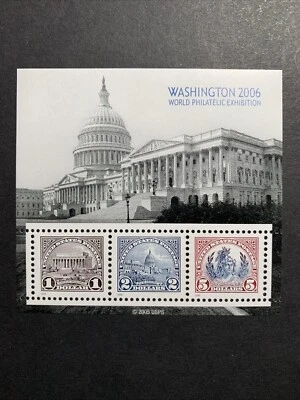 US Scott Catalog #4075. Washington World Philatelic Exhibition 2006 Sheet. MNH - Image 1 of 4