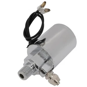 Electroválvula plateada 200 PSI para compresor de tanque de aire de bocina de tren tubo de aire de 1/4" - Imagen 1 de 12