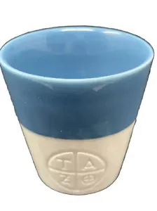 Tazza da tè Starbucks 2011 Tazo senza manico tazza bianca inclinazione e osso blu Cina - Foto 1 di 10
