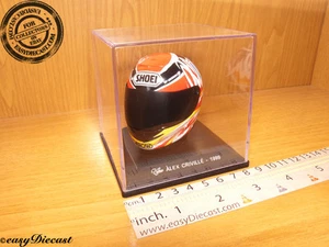 ALEX CRIVILLE MOTO-GP SHOEI HELMET 1/5 1999 MINT!!! - Picture 1 of 1