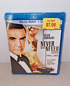 SEALED NEW Never Say Never Again Blu-ray DVD 2-Disc Set RARE Sean Connery - Picture 1 of 3
