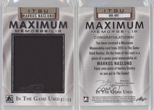 2014-15 ITG Used Maximum Memorabilia /50 Markus Naslund #MM-MN1