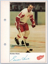 GORDIE HOWE 1971-72 TORONTO SUN NHL ACTION PLAYERS HOCKEY PICTURE  93065