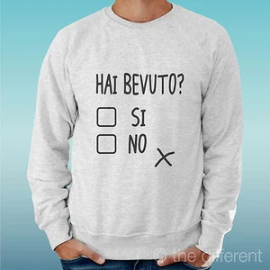 Men's Sweatshirt Grey Hai Bevuto? Reply Cute Gift Idea - Picture 1 of 1