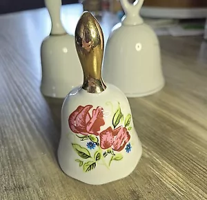 Vintage GLOCKE Rosa Mauve ROSEN Oma Landhaus Kern Blumen Japan Selten April - Bild 1 von 6