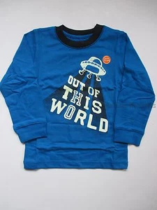 Gymboree Star Brights Blue Out of This World UFO Tee Shirt Top Boys 2T NEW NWT - Picture 1 of 1
