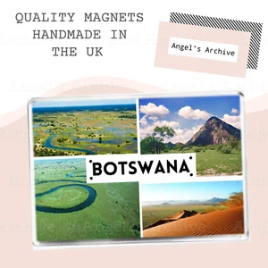 BOTSWANA ✳ SOUVENIR TOURIST HOLIDAY ✳ LARGE FRIDGE MAGNET ✳ GREAT GIFT - Picture 1 of 1