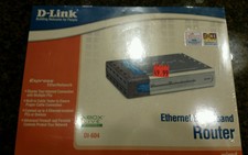 D-Link Express Ethernetwork DI-604 4-port ethernet broadband router xbox nib