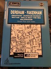 BARNETTS Map DERHAM / FAKENHAM etc  Sourced from Ordnance Survey Street Plan