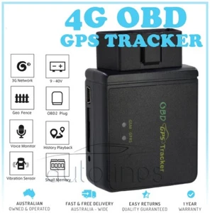 4G OBDII GPS Mini Tracker Live Realtime Vehicle Car Spy OBD2 Tracking Device - Picture 1 of 12