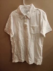 J. Polo blanc manches courtes Crewcuts Factory enfant taille L neuf avec étiquette - Photo 1/4