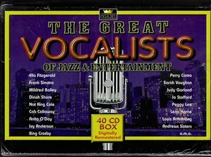 THE GREAT VOCALISTS OF JAZZ & ENTERTAINMENT - 40 CD BOX SET- 2004-FACTORY SEALED - Bild 1 von 5