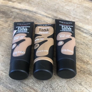 (3) Revlon Colorstay Full Cover Foundation #410 Toast - 1.0 fl oz Each Tube - Picture 1 of 6