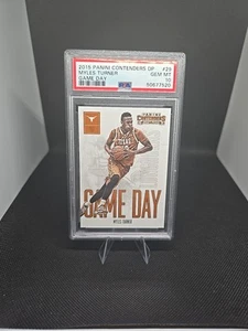 2015 Panini Contenders DP #29 Game Day Myles Turner PSA GEM MT 10 - Picture 1 of 2
