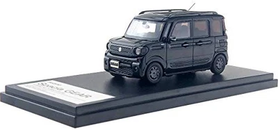 Coche modelo Hi Story Suzuki Spacia GEAR HYBRID XZ TURBO 2019 negro azulado perla 3 Foto 1 de 4